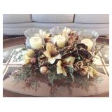 Floral Centerpiece with (3) Candles