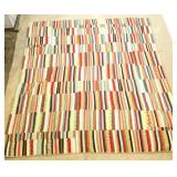 Denyse Schmidt Large Hand Stitched Bar Quilt