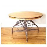 Rustic Twig Base Dining Table