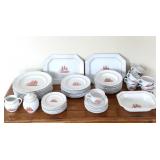 Set of Wedgwood Flying Cloud China, Serves 10