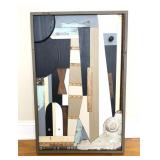 Abstract Mixed Media Wall Art