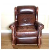 Ethan Allen Brown Leather Reclining Chair
