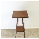 Bobbin Leg Oak Plant Stand