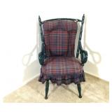 Green Cushioned Rocking Chair
