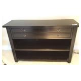 Black Map Book Media Stand