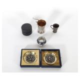 (5) pc Vintage Silver Plate Items
