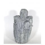 Carved Stone Sculpture, signed Roga 15'