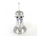 Metal Robot Art, Bottle Cap Eyes Man