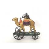 Antique Metal Camel Bell Pull Toy
