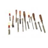 Lot of Wood Chisels