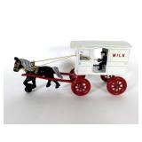 Kenton Toys Cast Iron Milk Wagon