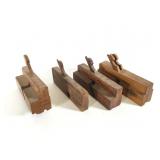 (4) Wood Block Planes