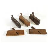 (4) Wood Block Planes