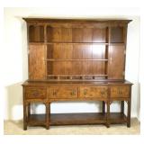 Henredon Welsh Style Pewter Cupboard