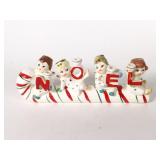 Relco NOEL Christmas Angle Candel Holder