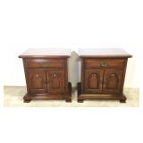 (2) Kling Colonial Cherry Night Stands