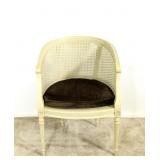 Mid-Century Louis XVI Style Barrel Back Chair