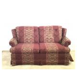Smith Bros. Red Loveseat