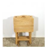 Maple TV Tables with Rack