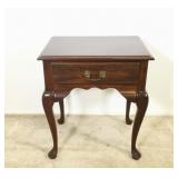 Mahogany Finish Single Drawer Stand