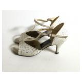 Vintage Open Toe, T Strap Pumps