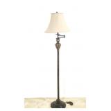 Swing Arm Floor Lamp with Shade