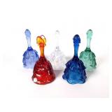 (5) Fenton Annual Collectible Bells