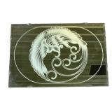 Art Deco Etched Mirror (signed)
