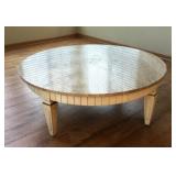 Round Marble Top Cocktail Table