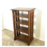 Handcrafted Mission Oak Bookcase