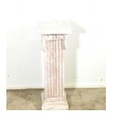 Plaster Column Pedestal Plant Stand