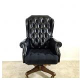 Tufted Back Leather Office Chair