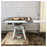 RIGID 10" Table Saw, Model TS3612 0