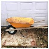 Metal Tub Wheelbarrow