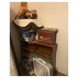 Shelf and contents, Tonka Truck, Videos & more