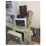 Old computer, chair & more..............