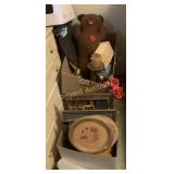 Pictures, teddy bear and Misc items