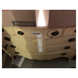 6 drawer dresser and contents