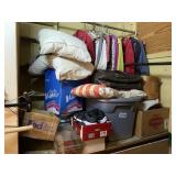 Shoes, vintage clothes, and misc items