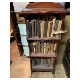 Vintage books and shelf