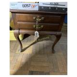 (2) wooden end tables