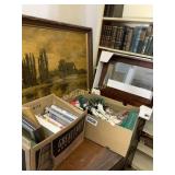 Picture, mirror, books, and more