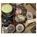 Plates and kitchen items