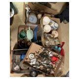 Misc glassware and kitchen items