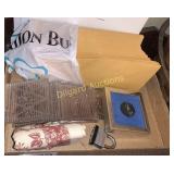 Glass plates and envelopes