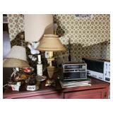 Lamps, radios and  miscellaneous