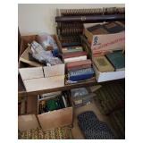 7 boxes of books and misc