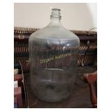 Large glass water jug