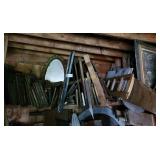 Hired man bed, shutters,  frames and more