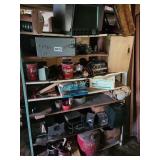 Garage Shelf and contents